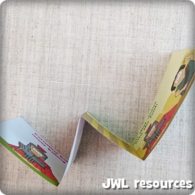 Cornelius at the door craft: more folds