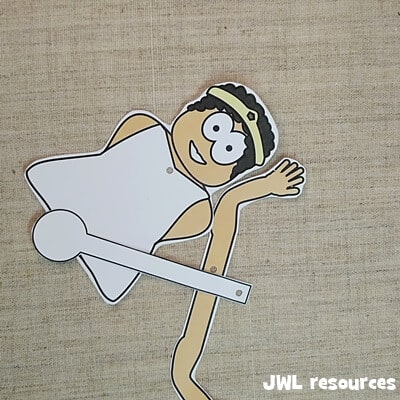 David dances craft puppet punch