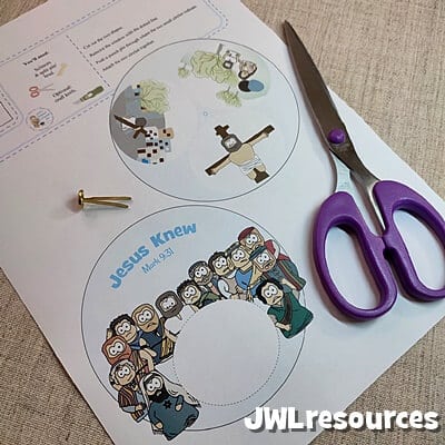 Jesus Knew craft setup