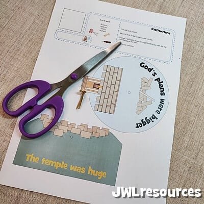 Destruction of the temple craft setup