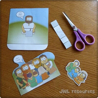 The Children (Luke 18) craft cut