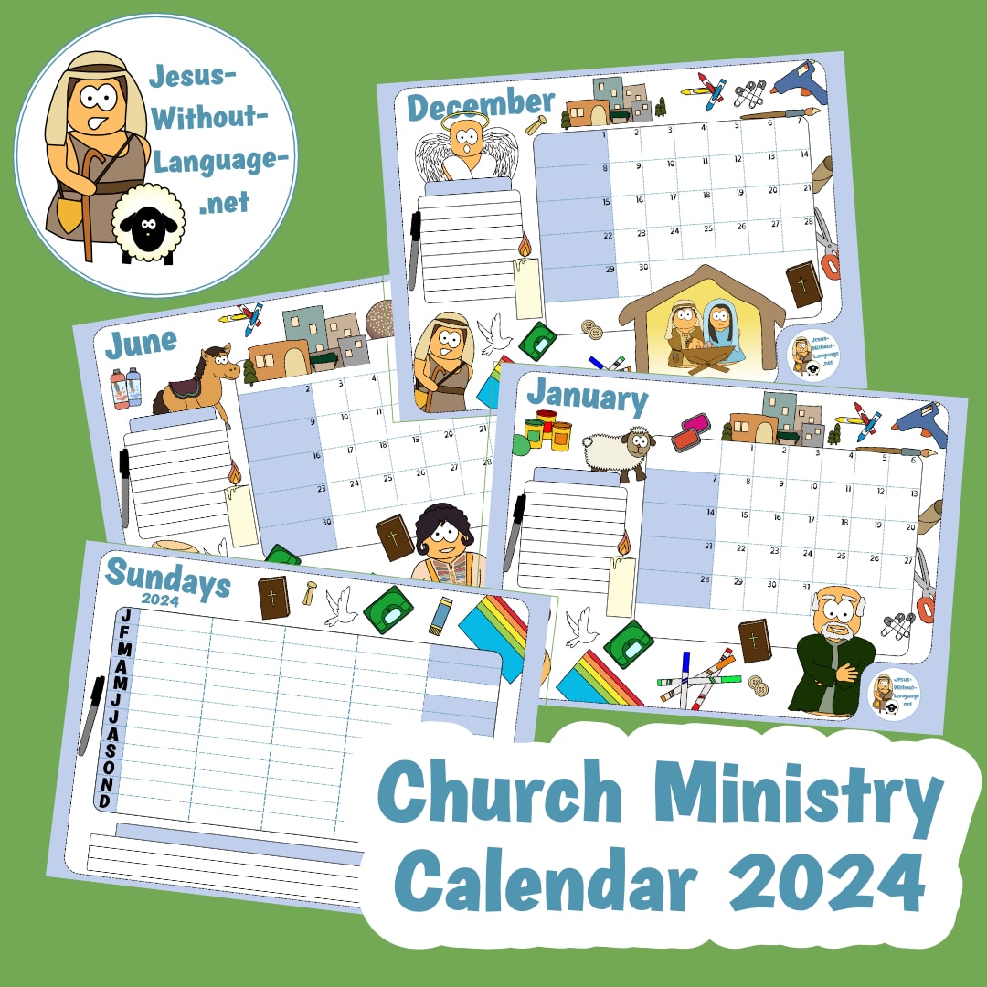 FREE Church Ministry Calendar 2024