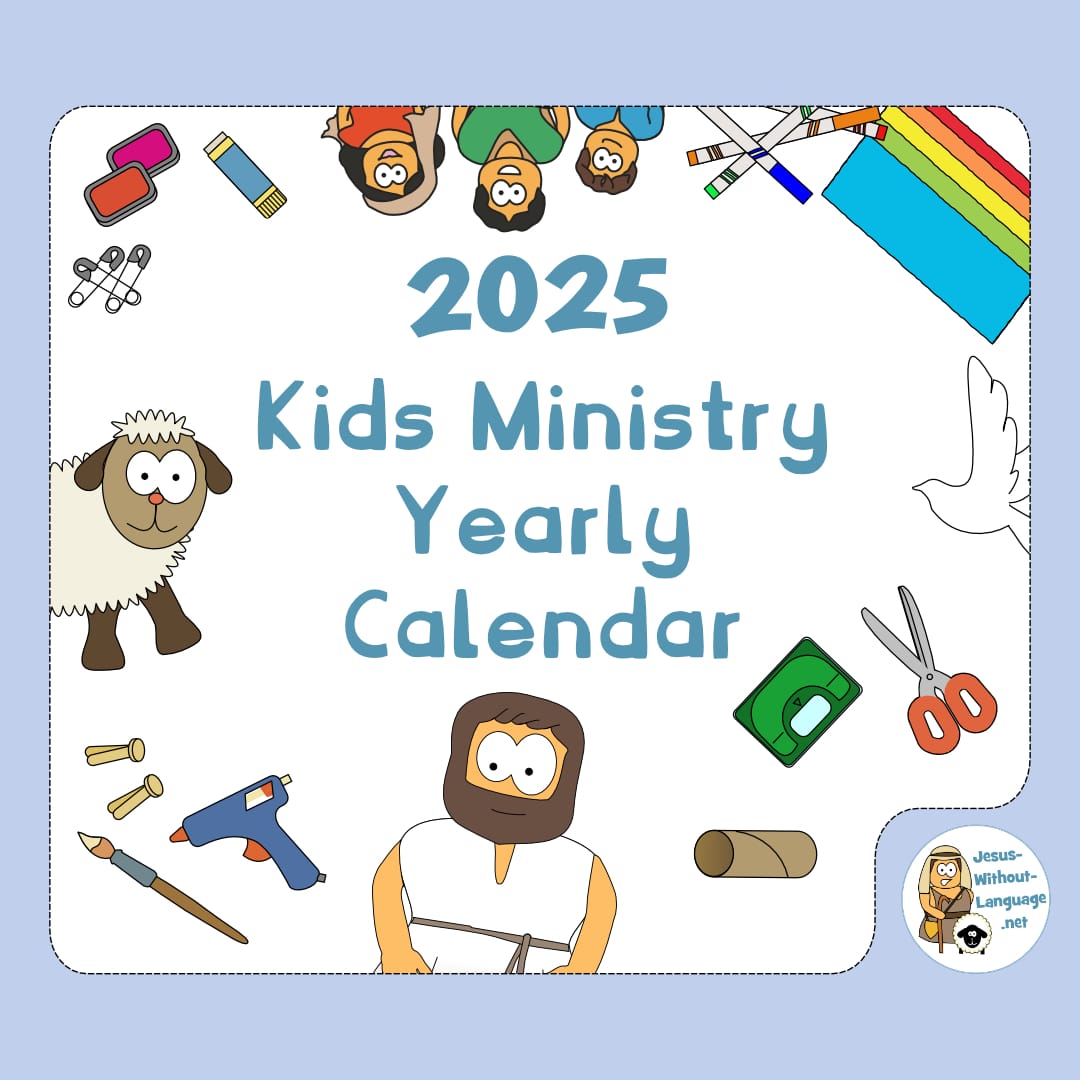 FREE Kids Ministry Calendar 2025