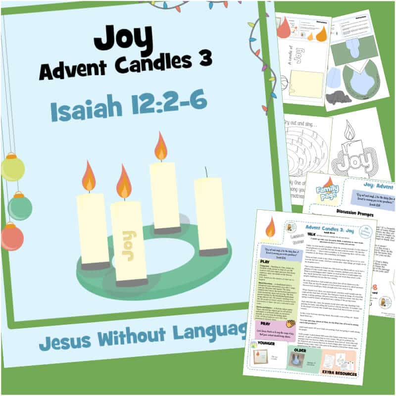 Advent Candle week 3 JOY - Isaiah 12