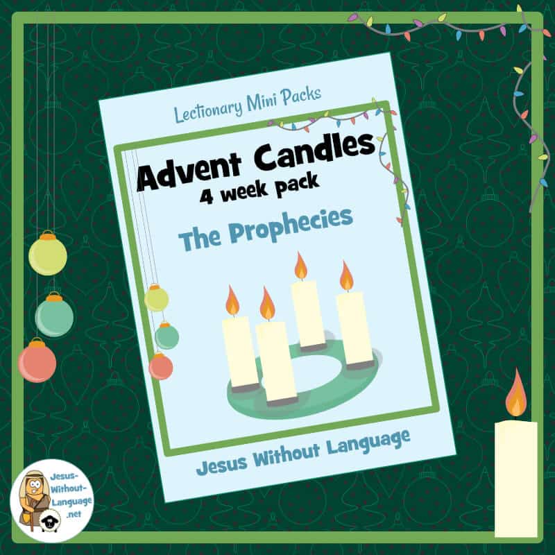 Advent Candles Week 1-4