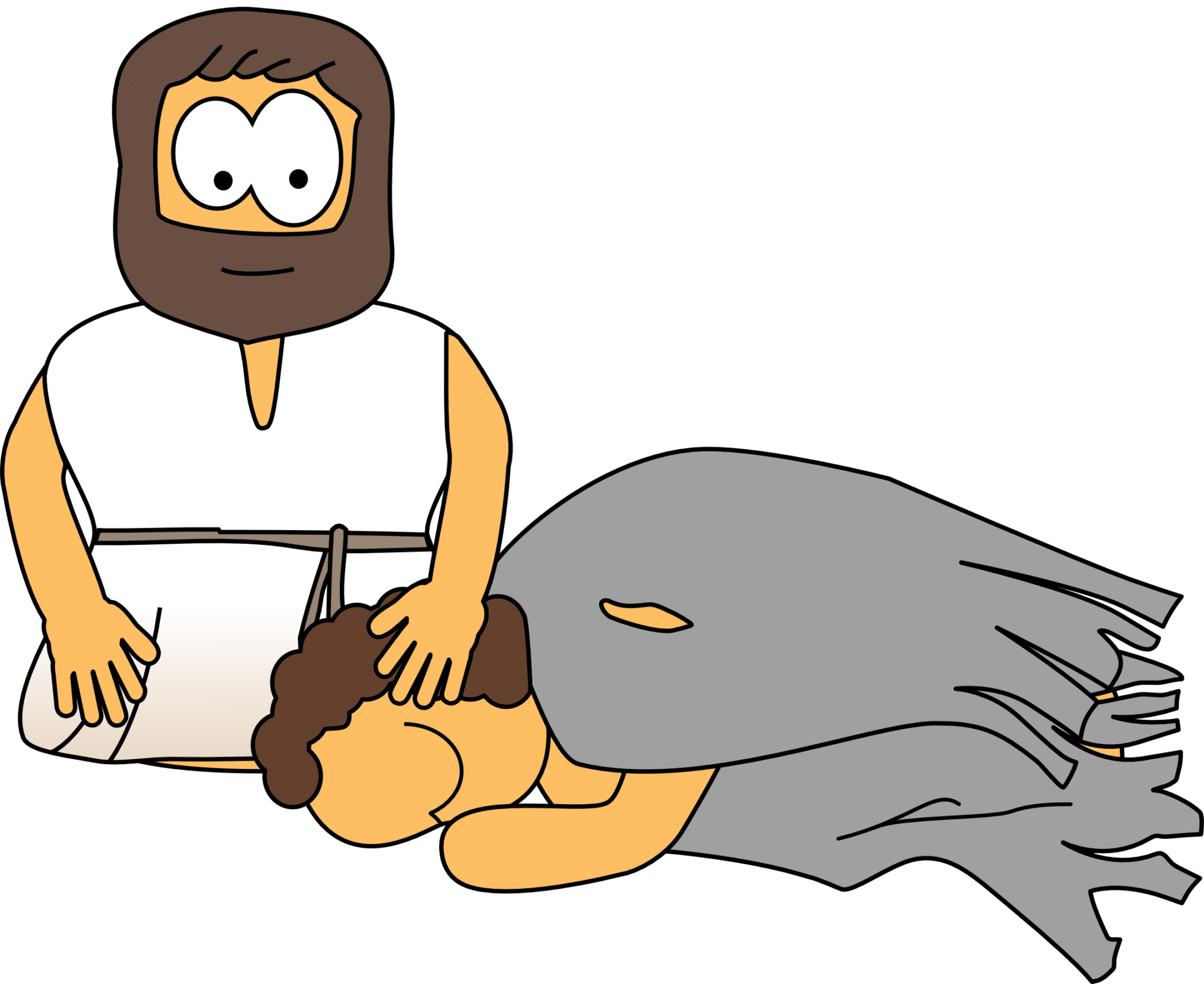 Character image 10th leper with Jesus